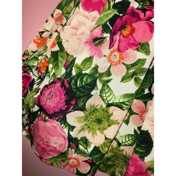 Eliza J Floral Fit & Flare Floral Boho Belted Dress 6 Petite - Picture 3 of 6